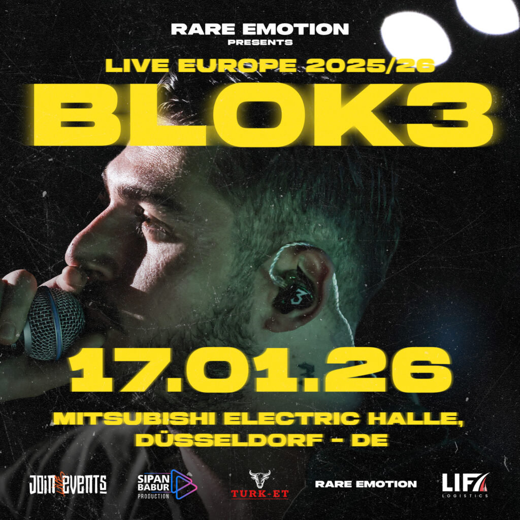 Rare Emotion presents Blok3, Live on Stage in Mitsubishi Electric Halle, Düsseldorf, Europatour