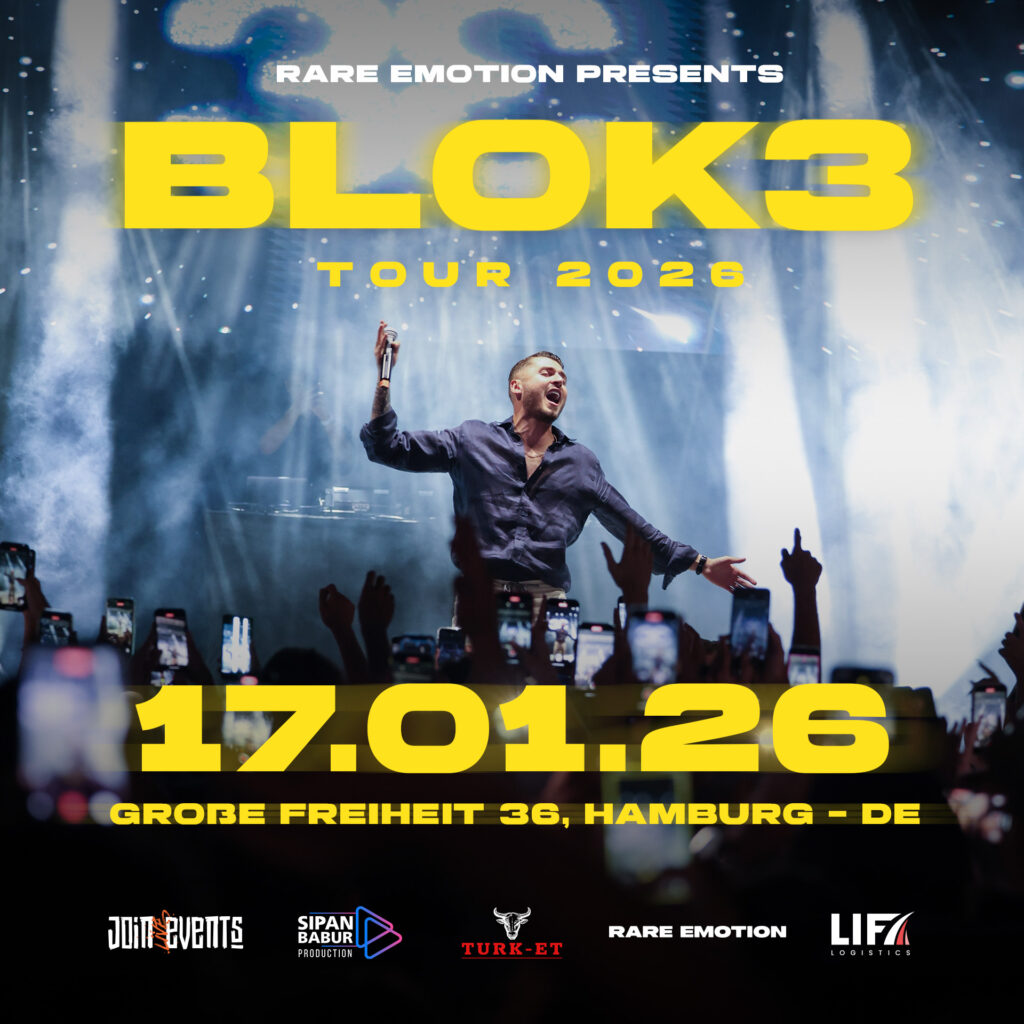 Rare Emotion presents Blok3, Live on Stage in Große Freiheit 36, Hamburg, Europatour