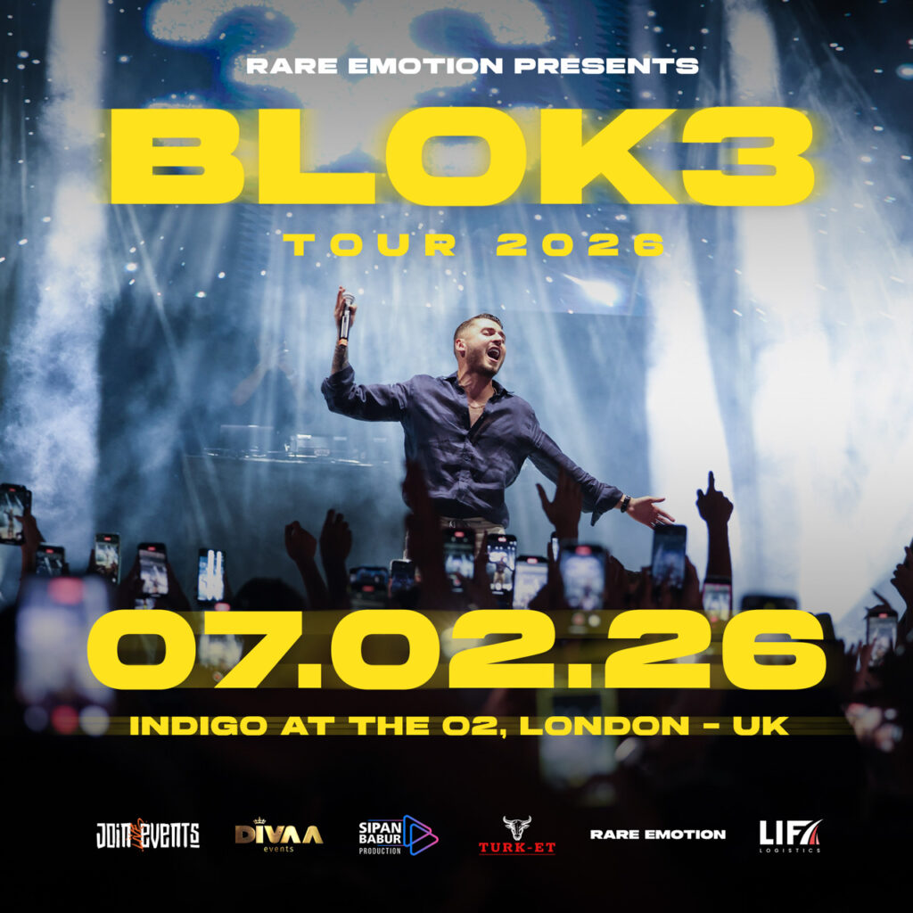 Rare Emotion presents Blok3, Live on Stage in Indigo at the O2, London, Europatour