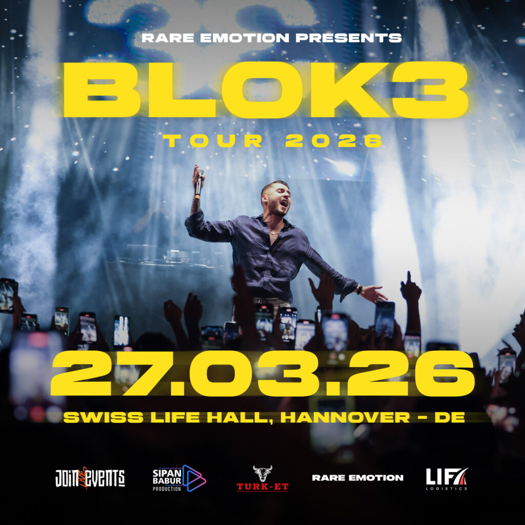 Rare Emotion presents Blok3, Live on Stage in Swiss Life Hall, Hannover, Europatour