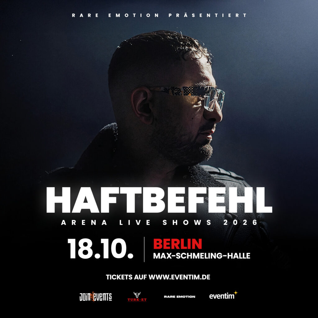 Haftbefehl, Arena Live Shows, 2026, Berlin, Max-Schmeling-Halle, Join Live Events