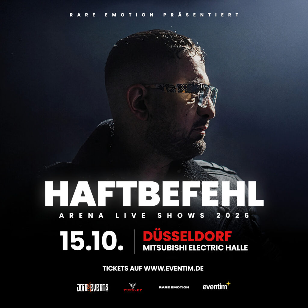 Haftbefehl, Arena Live Shows, 2026, Düsseldorf, Mitsubishi Electric Halle, Join Live Events