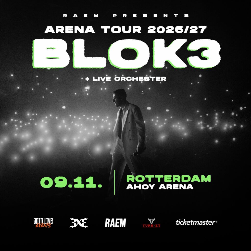 Blok3, Rotterdam, AHOY Arena, Tourflyer, Arena Tour 2026/27